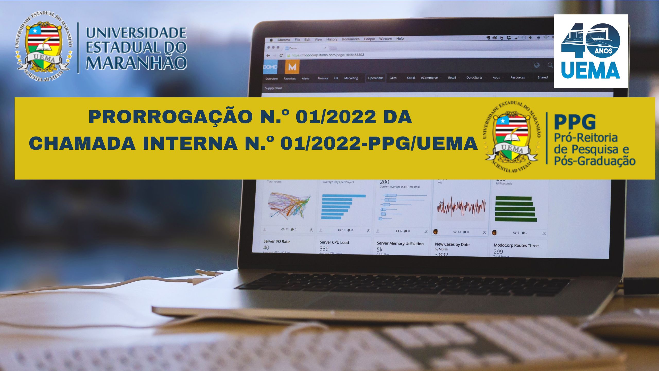 PRORROGAÇÃO N.º 01/2022 DA CHAMADA INTERNA N.º 01/2022 – PPG/UEMA – COLETÂNEAS PIBIC