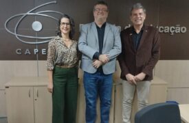 Pró-reitor da PPG reúne-se com o Diretor de Educação a Distância da CAPES para apresentar ações do PROQUALIT e discutir avanços no ProEB